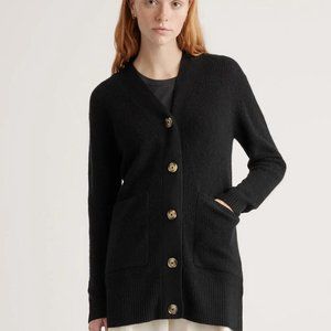 Quince Baby Alpaca-Wool Oversized Cardigan XS